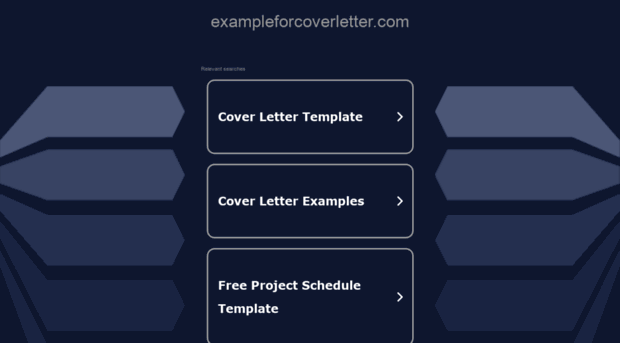 exampleforcoverletter.com