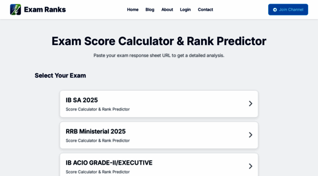 examranks.com
