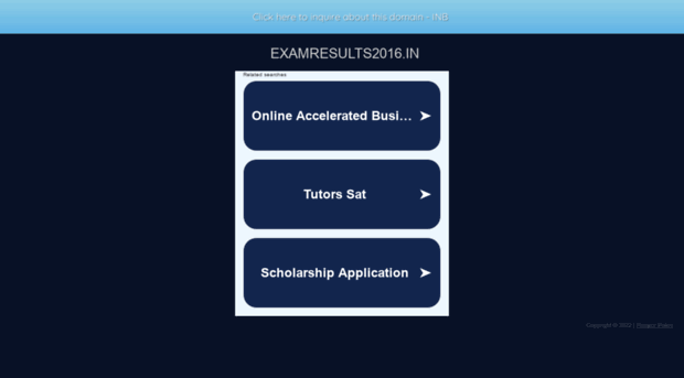 examresults2016.in