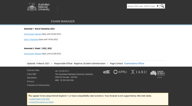 exams.anu.edu.au