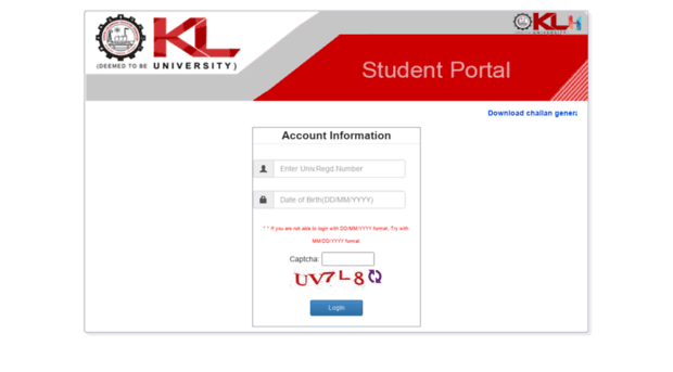exams.kluniversity.in