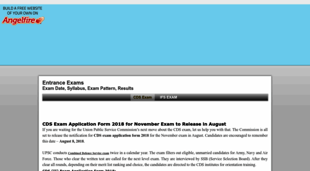 examsplanners.angelfire.com