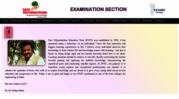 examsportal.vidyanikethan.edu