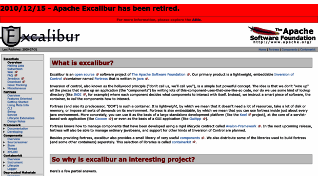 excalibur.apache.org