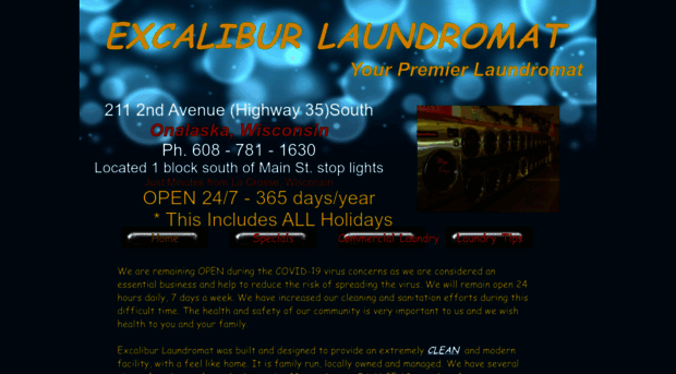 excaliburlaundromat.com