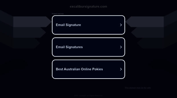 excalibursignature.com