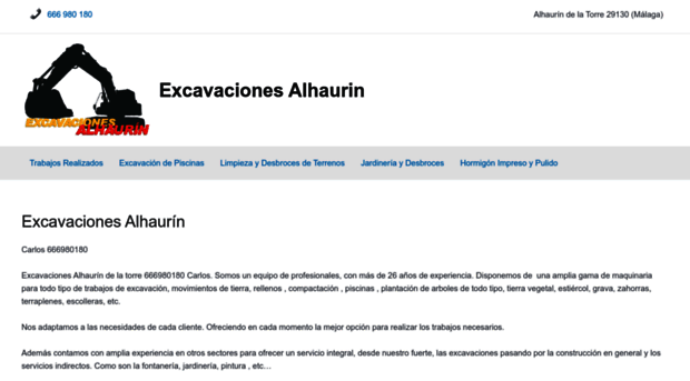 excavacionesalhaurin.com