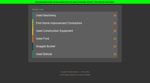 excavatorattachments.net