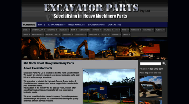 excavatorparts.com.au