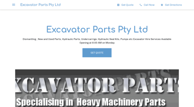 excavatorpartsptyltd.business.site - Excavator Parts Pty Ltd - Dism ...