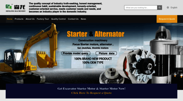 excavatorstartermotor.com