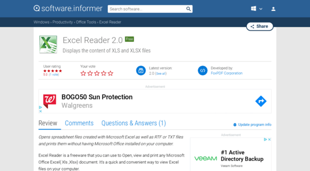 excel-reader.software.informer.com