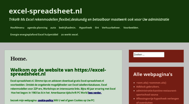 excel-spreadsheet.nl