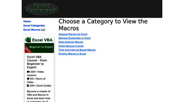 excelcommand.com