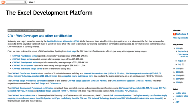 exceldevelopmentplatform.blogspot.com