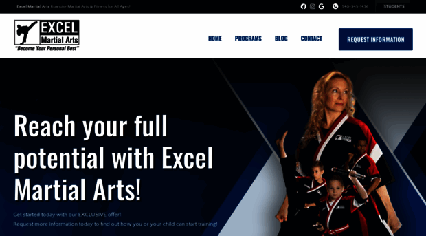 excelmartialartsroanoke.com