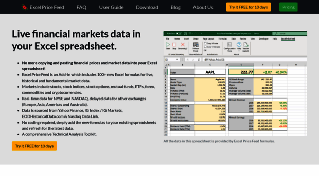 excelpricefeed.com