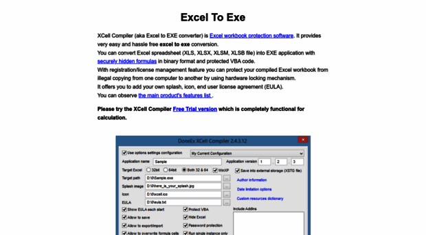 exceltoexe.com