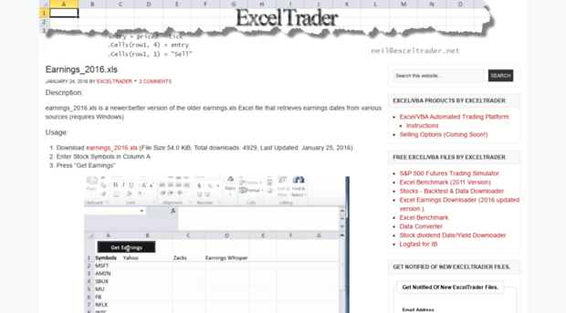 exceltrader.net