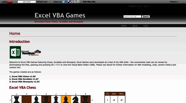 excelvbagames.wikidot.com - Home - Excel VBA Games - Excel VBA Games ...