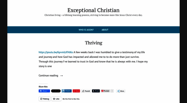 exceptionalchristian.com