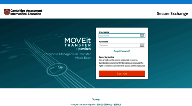 exchange.cambridgeinternational.org