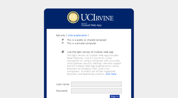 exchange.uci.edu