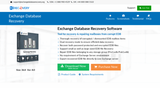 exchangedatabaserecovery.org