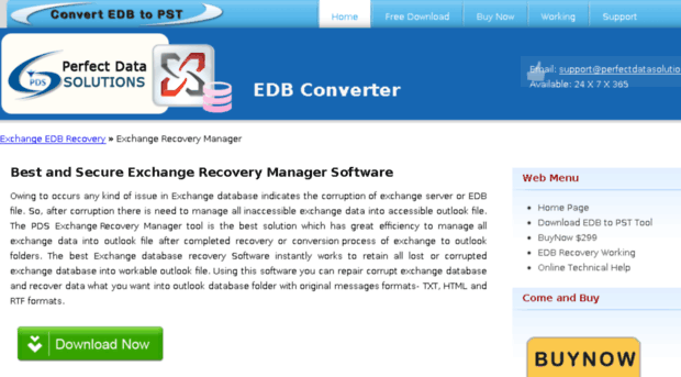 exchangerecoverymanager.edb2pst.info