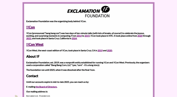 exclamation.foundation