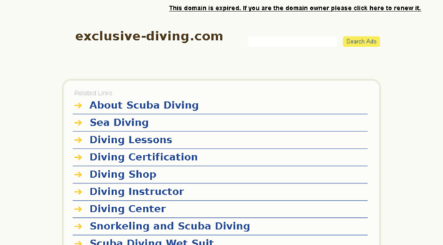 exclusive-diving.com