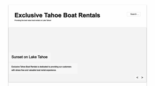 exclusivetahoeboatrentals.com