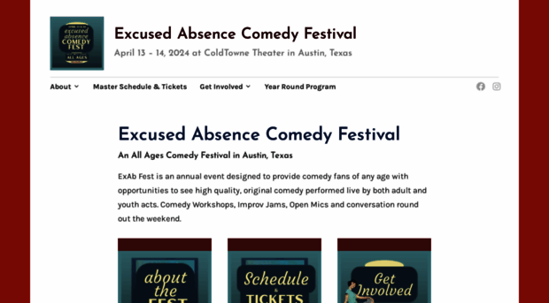 excusedabsencecomedyfest.com