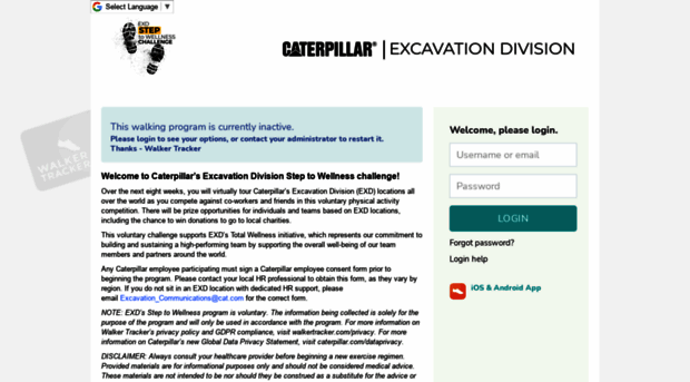 exdstepchallenge.walkertracker.com