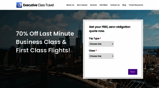 executiveclassflights.com