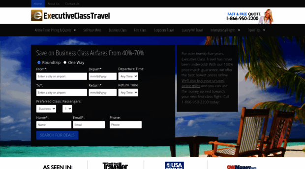 executiveclasstravelers.com