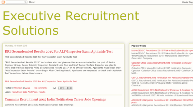 executiverecruitmentsolutions.com