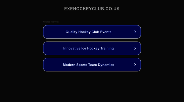 exehockeyclub.co.uk