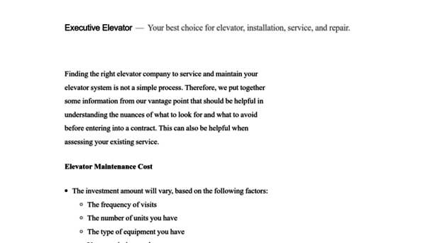 exelevator.com