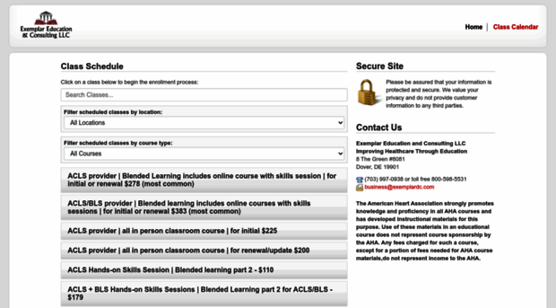 exemplardc.enrollware.com