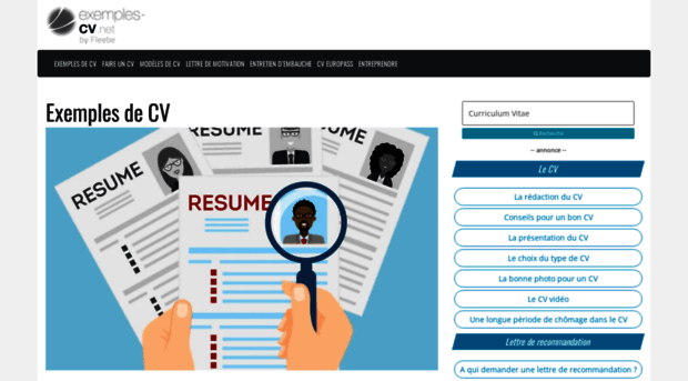 exemples-cv.net