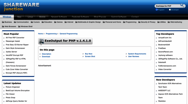 exeoutput-for-php.sharewarejunction.com