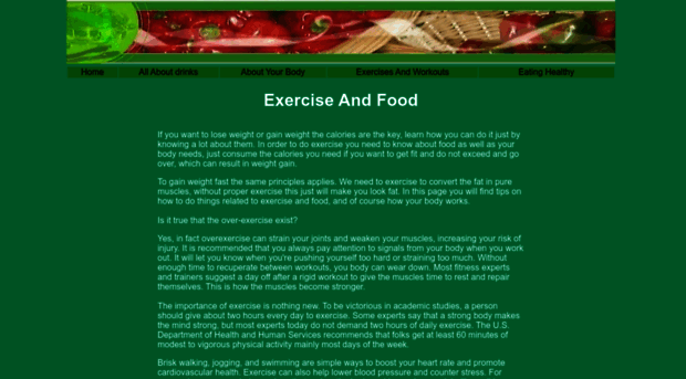 exercise-and-food.com