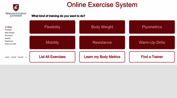 exercise.wsu.edu