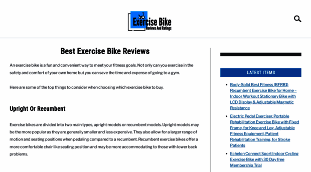 exercisebikereviewsandratings.com