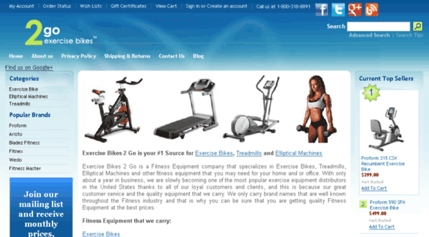 exercisebikes2go.com