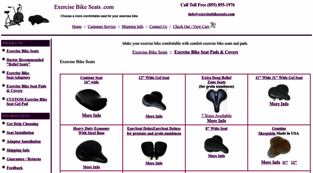 exercisebikeseats.com