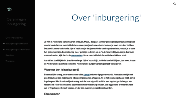 exercisesinburgering.nl