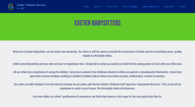 exeterbabysitters.co.uk