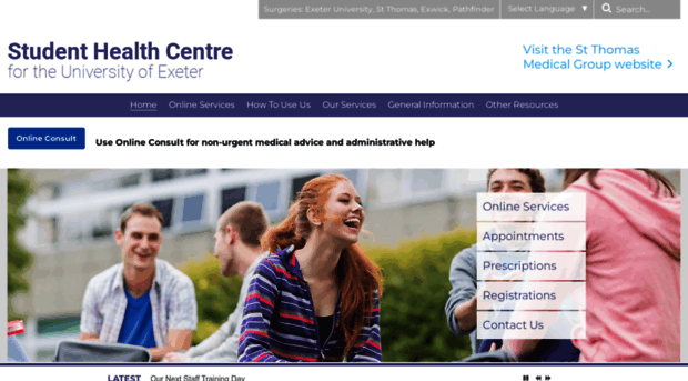 exeterstudenthealthcentre.co.uk